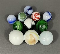 Eleven Vintage Marbles (Christansen, Peltier)