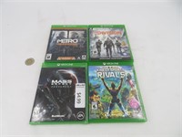 4 jeux de Xbox One dont Mass Effect