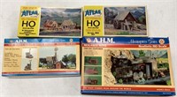 Lot of HO scale building kits