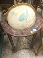 1980’s Globe on Wood Stand - approx. 3ft tall