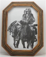 Mountain Man Print, Signed by Robert A. Hudson 91'