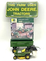 John Deere Metal License Plate, Puzzle, Plastic