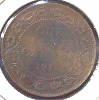 1918 large Canadian penny