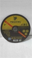 Pegatec 9" Metal Cutting Disc