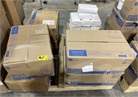 Pallet Contents: Pacific Blue and EnMotion Paper