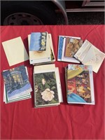 Large amount of greeting cards and holiday cards