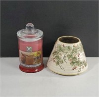 Yankee Candle Floral Candle Shade with Brand New