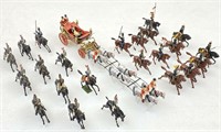 Hand Painted Die-cast Soldiers, Horse Carriage