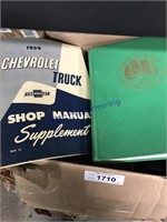 1959 CHEV TRUCK SHOP MANUAL, OLD BOOKS