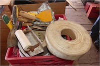 Assorted Drywall Supplies & Tools