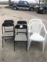For Samsonite card table chairs and 2 plastic lawn