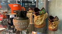 QTY OF COLLECTORS WHISKEY JUGS INCLUDES