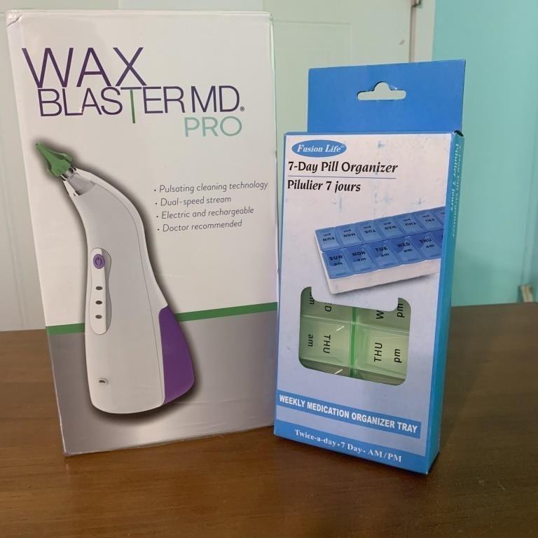 New Wax Blaster MD Pro & 7-Day Pill Organizer