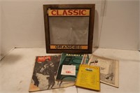 Vintage Classic Orange Crate Frame 16x16",