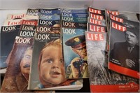 Approx 16 Life Magazines-World War II Era