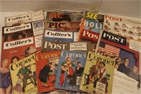 1950's Colliers Magazines, 4-1940's Coronet Books