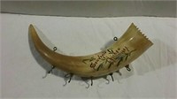 Souvenir of Chicago 1893 decorated horn