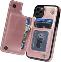 Wallet Case iPhone 11 Pro 11P 5.8 RoseGold