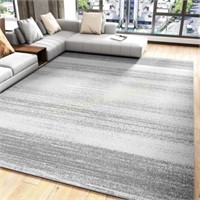 Modern Abstract Area Rug 8x10 - Grey 8X10FT