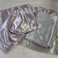 Satin Tablecloths in Metallic Shades