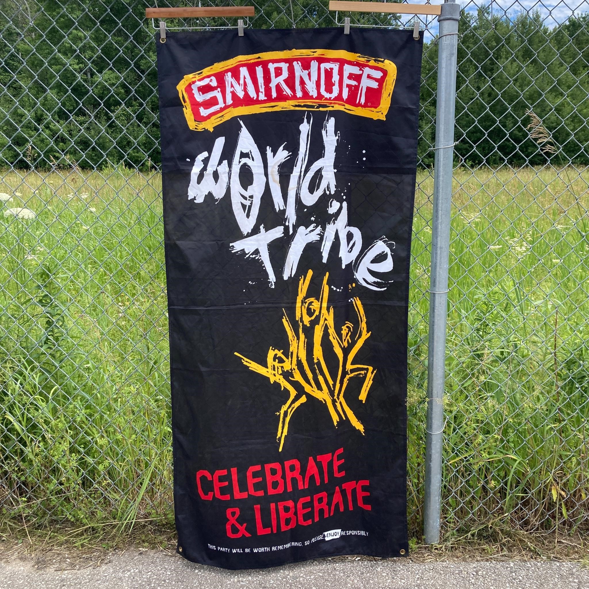 Smirnoff Vodka Promotional Banner Flag Advertising