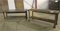 (2) Work Benches, Approx 28"x72"x35", 28"x72"x35"