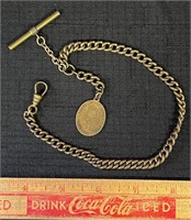 ANTIQUE POCKET WATCH FOB WITH PENDENT