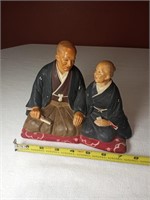 8" Japanese Couple Ceramic