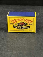 1959 Matchbox Atlantic Prime Mover Box Only #15B