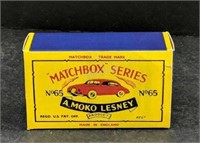 1962 Matchbox Jaguar 3.4 Litre Saloon Box Only#65B