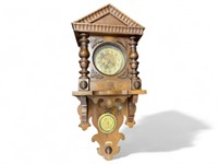 Antique German Gustavo Ueckermann Wall Clock c1800
