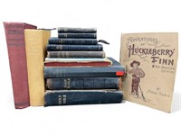 1893 Huckelberry Finn Book, Antique Bibles,Robert