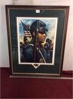 T. Haskin Frederick buffalo soldier lithograph