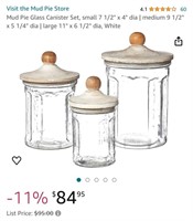 Glass Canister Set (New)