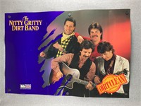 Vintage 1980s The Nitty Gritty Dirt Band Poster