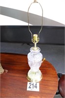 27" Tall Crystal Base Lamp (Bldg 3)