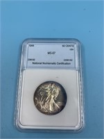 1944 Walking liberty silver half dollar MS67 by NN