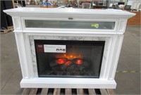 52 in Media Electric Fireplace Small Damaged