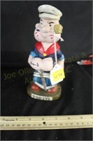 Cast Iron Popeye Bank (Reproduction)