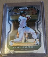 2021 Rickey Henderson Prizm Baseball Card