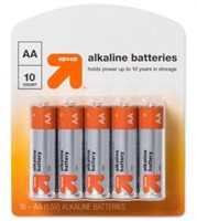 AA Batteries - 10pk Alkaline Battery