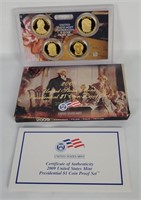 2009 U S Presidential $1 Coin Proof Set
