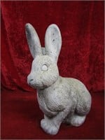 Concrete Rabbit statue.