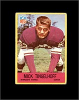 1967 Philadelphia #107 Mick Tinglehoff P/F to GD+