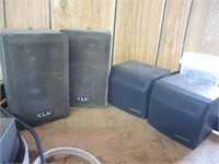2 SETS OF SMALL SPEAKERS