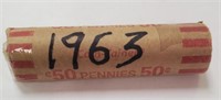 Roll 1963 Pennies