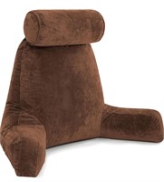 $100 22” Tall Chocolate Backrest with Arms