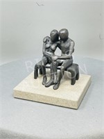 Janine Lindgren signed bronze sculpture - 5.5"