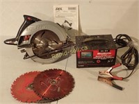 Skilsaw and Battery Charger
