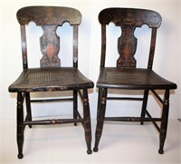 PAIR OF 19TH C. CHAIRS